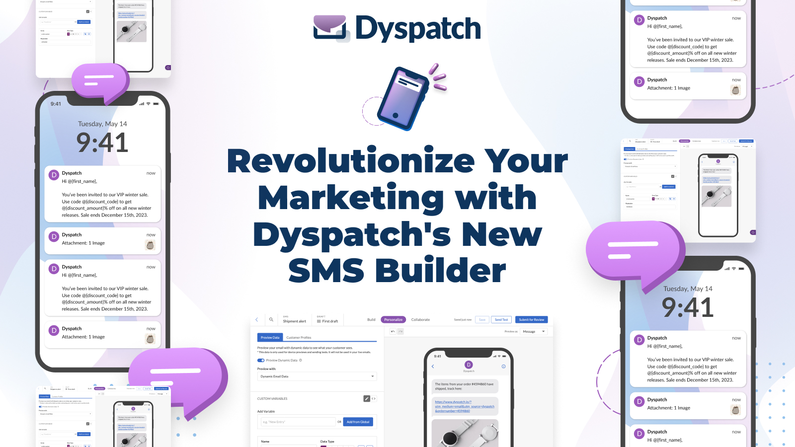 Revolutionize your marketing with Dysapatchs new SMS builder