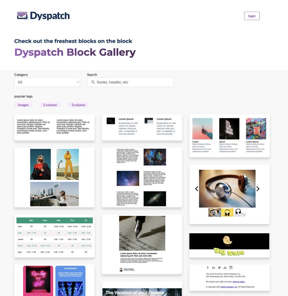 Introducing the Dyspatch Block Gallery